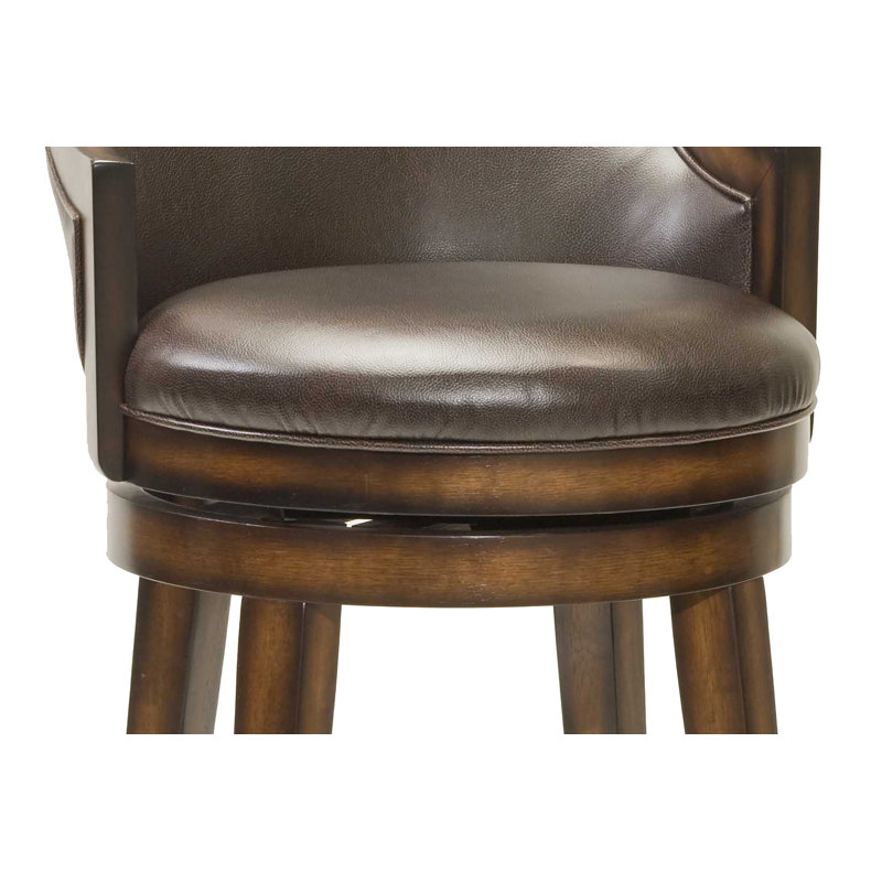 Norval Swivel Upholstered Counter Stool Counter Stool 26.5 Seat Height